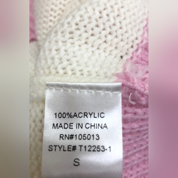 Andree by Unit Women's Rounded Neckline Color Block Sweater Size S NWT - Picture 4 of 4